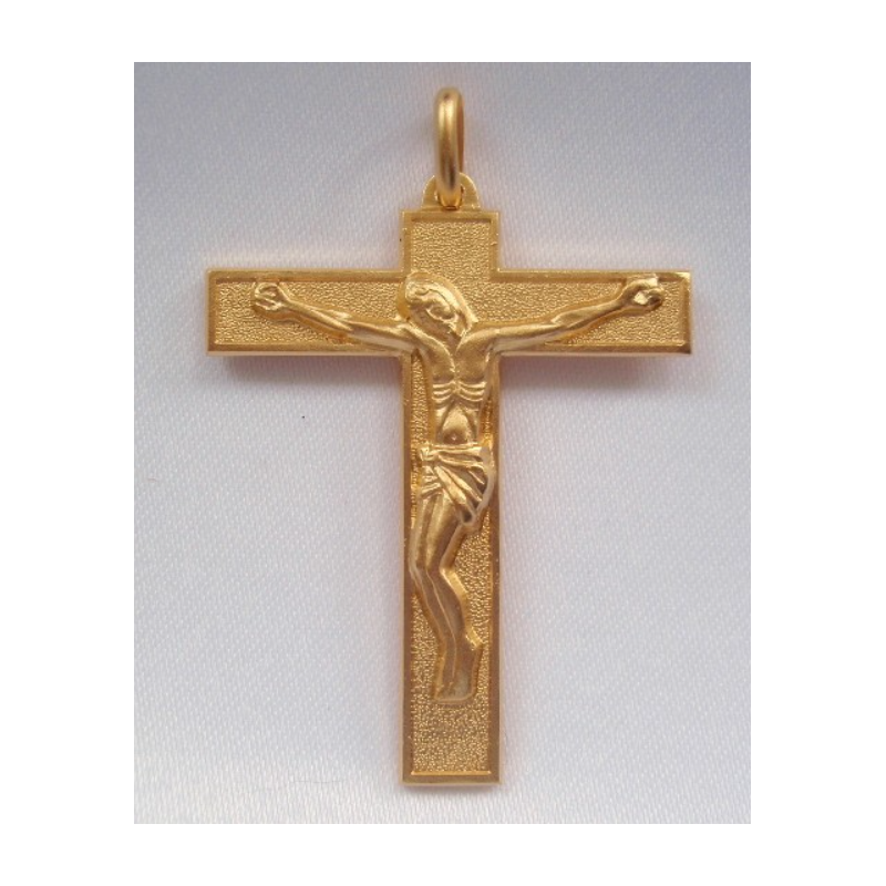 Croix en métal doré